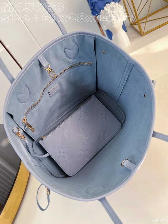 First bag NEVERFULL MM-31-28-14cm VUITTON LOUIS 0709